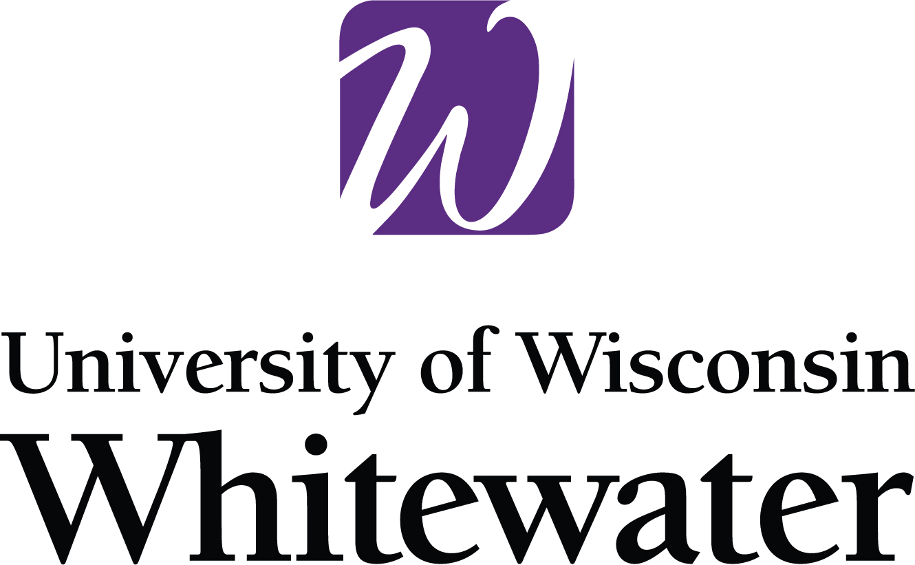 UW Whitewater logo 2c lead vertical